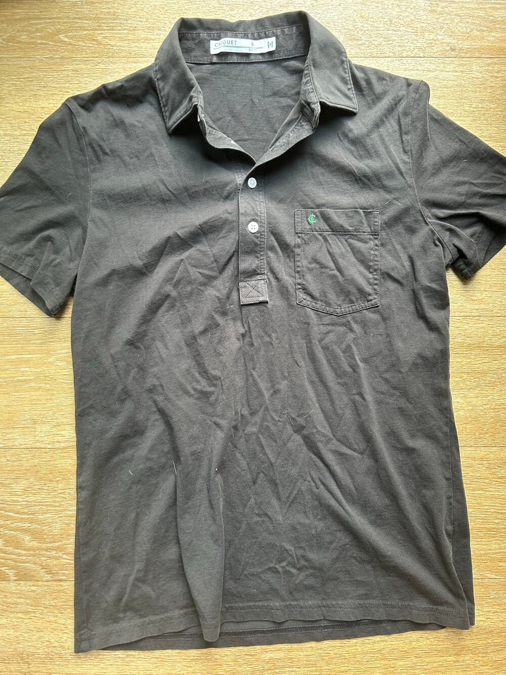 Criquet golf Classicplayers luxury old money PoloShirt Black 100%Pima Cotton